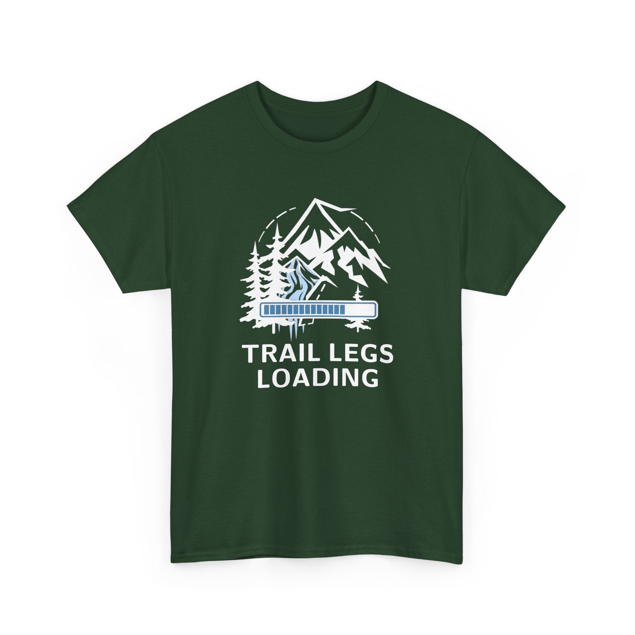 Trail Legs Loading T‑Shirt — Hiking Mountain Graphic Tee