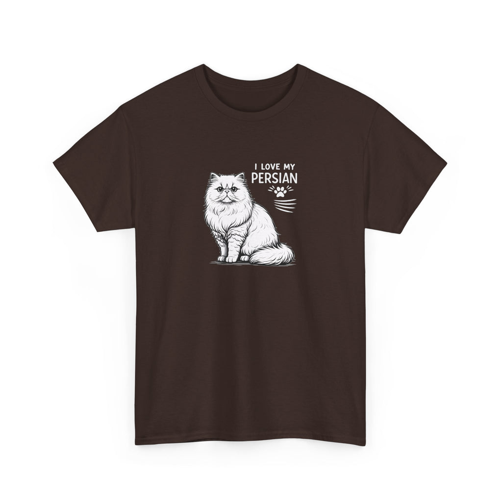 Persian Cat T-Shirt — "I Love My Persian" Tee
