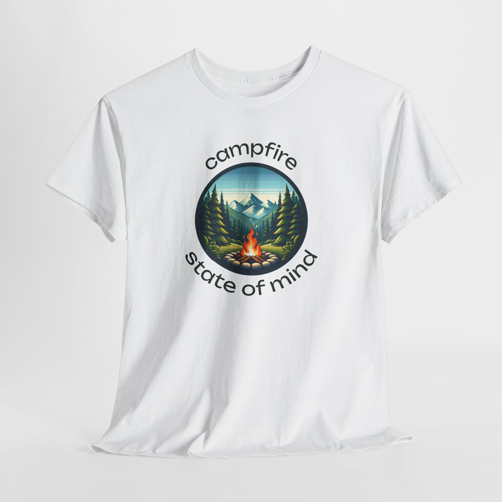 Campfire State of Mind T-Shirt — Outdoor Camping Graphic Tee