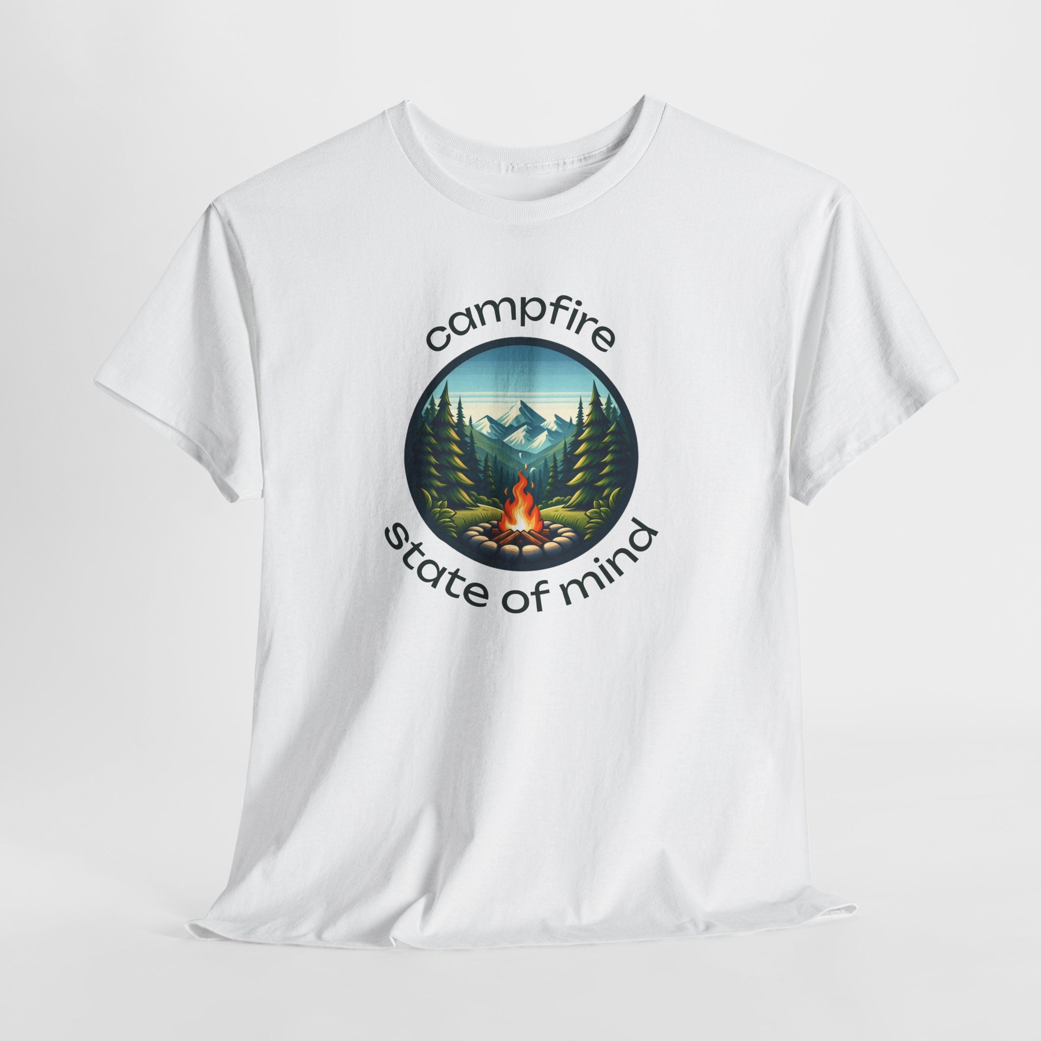 Campfire State of Mind T-Shirt — Outdoor Camping Graphic Tee
