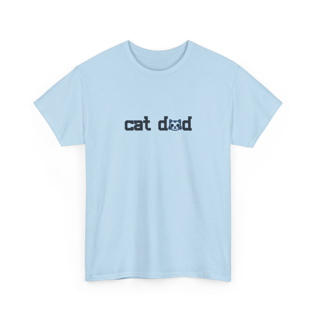 Cat Dad T‑Shirt — Minimalist Funny Cat Lover Tee