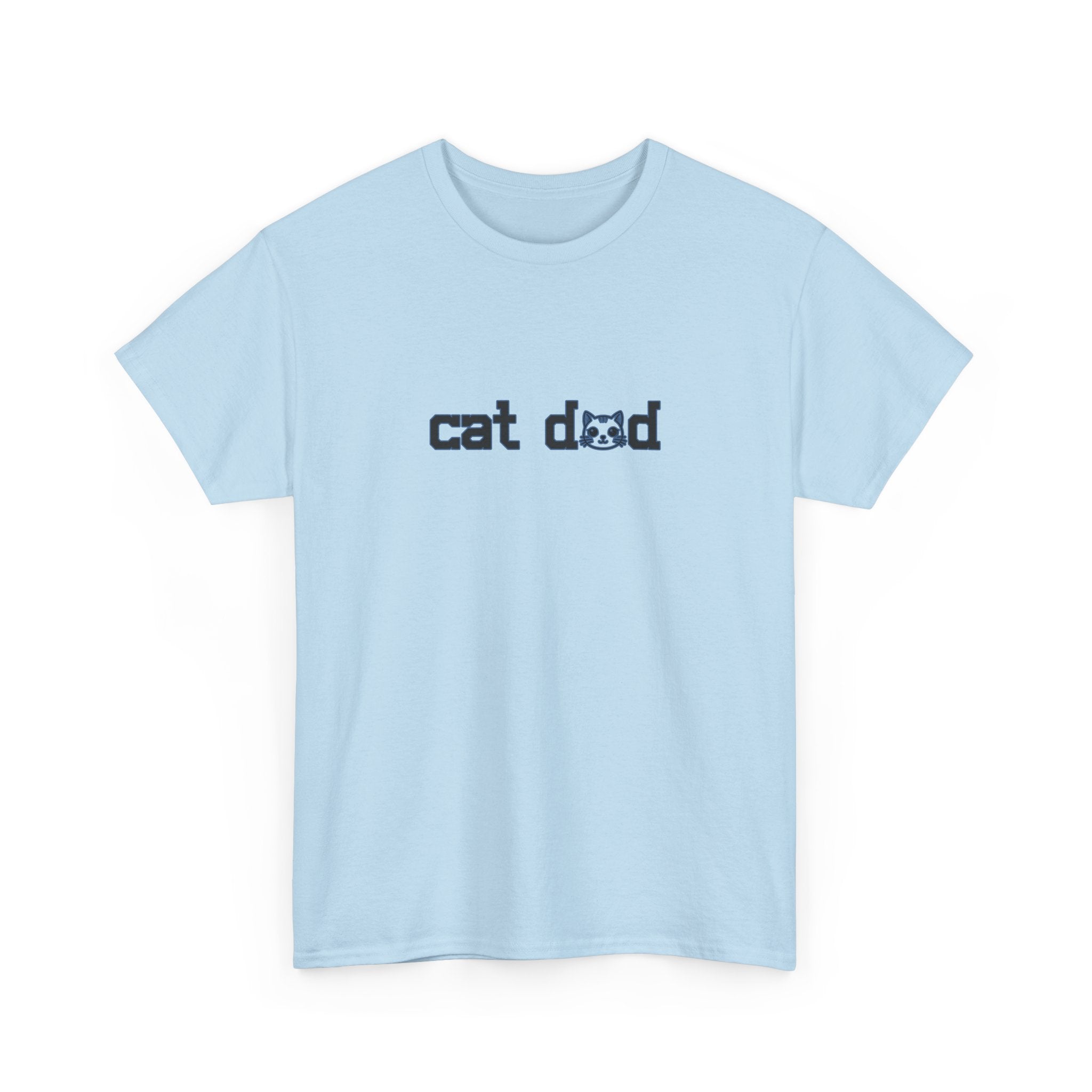 Cat Dad T‑Shirt — Minimalist Funny Cat Lover Tee