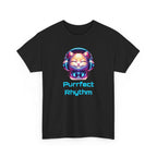 Purrfect Rhythm Tee — Cute Cat DJ Graphic T-Shirt
