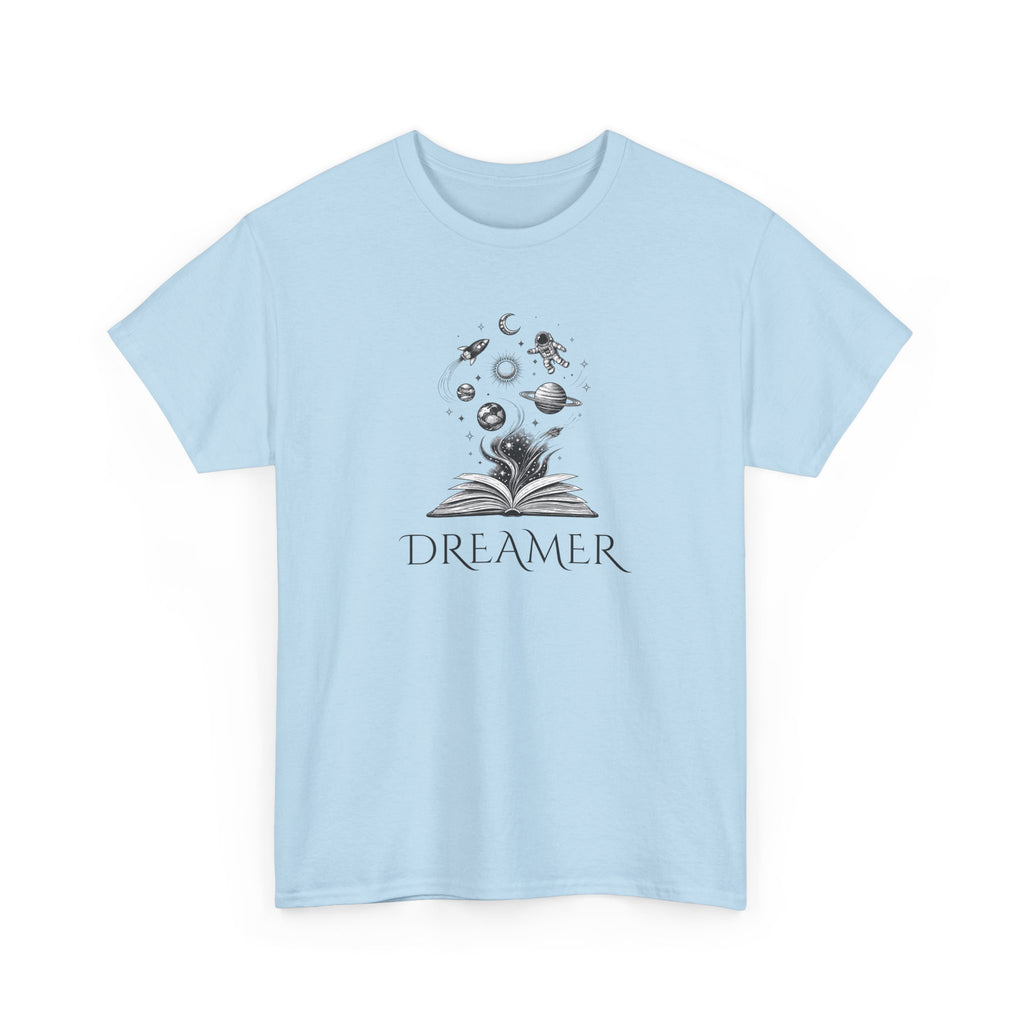 Dreamer T‑Shirt — Illustrated Book & Space Design