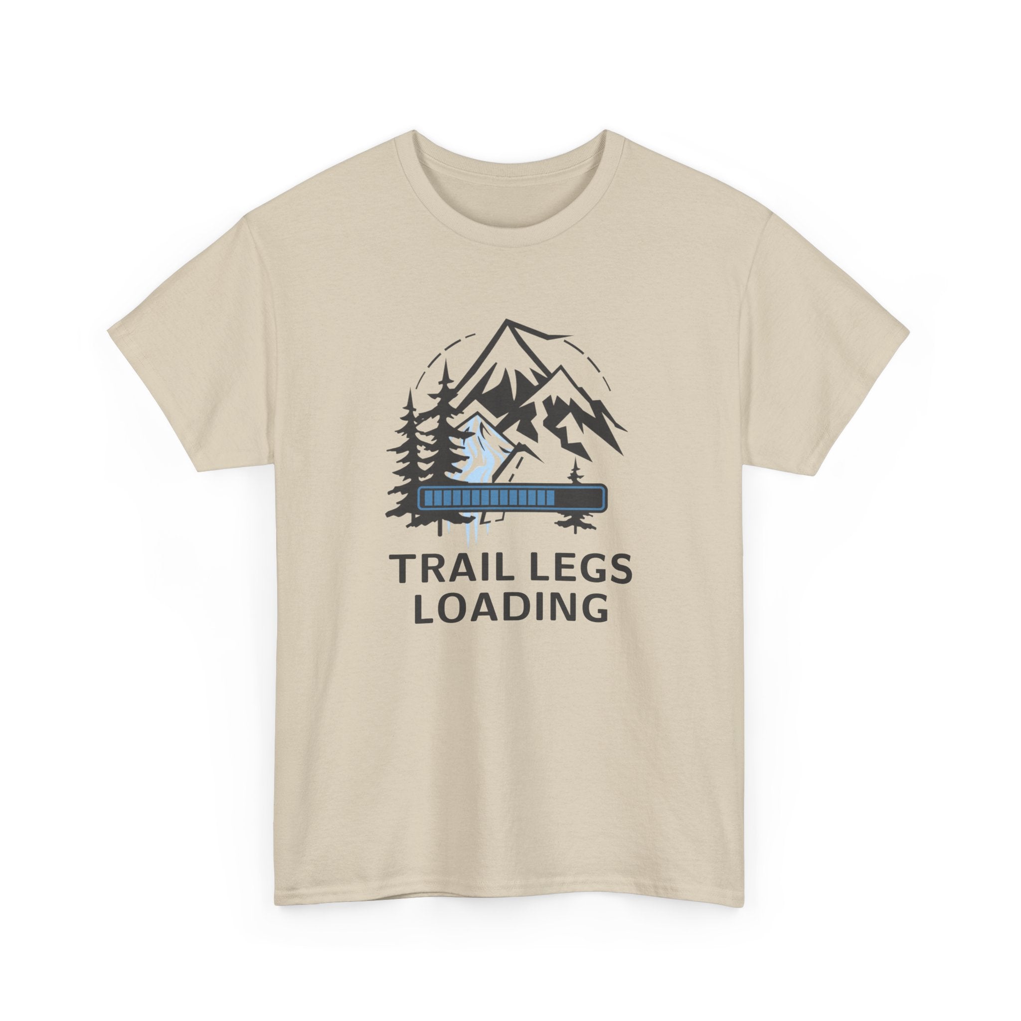 Trail Legs Loading T‑Shirt — Hiking Mountain Graphic Tee