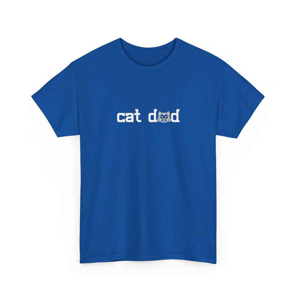Cat Dad T‑Shirt — Minimalist Funny Cat Lover Tee