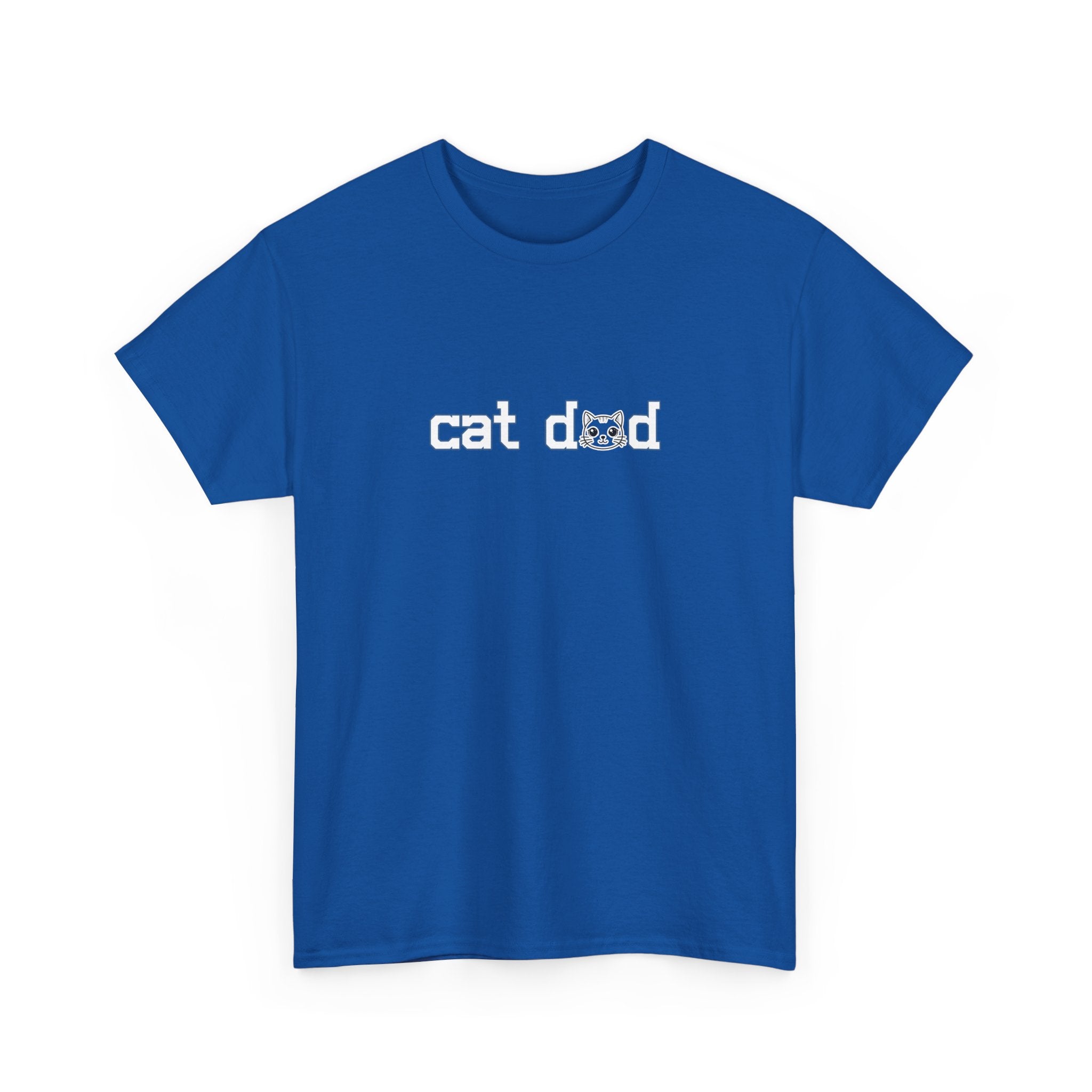 Cat Dad T‑Shirt — Minimalist Funny Cat Lover Tee
