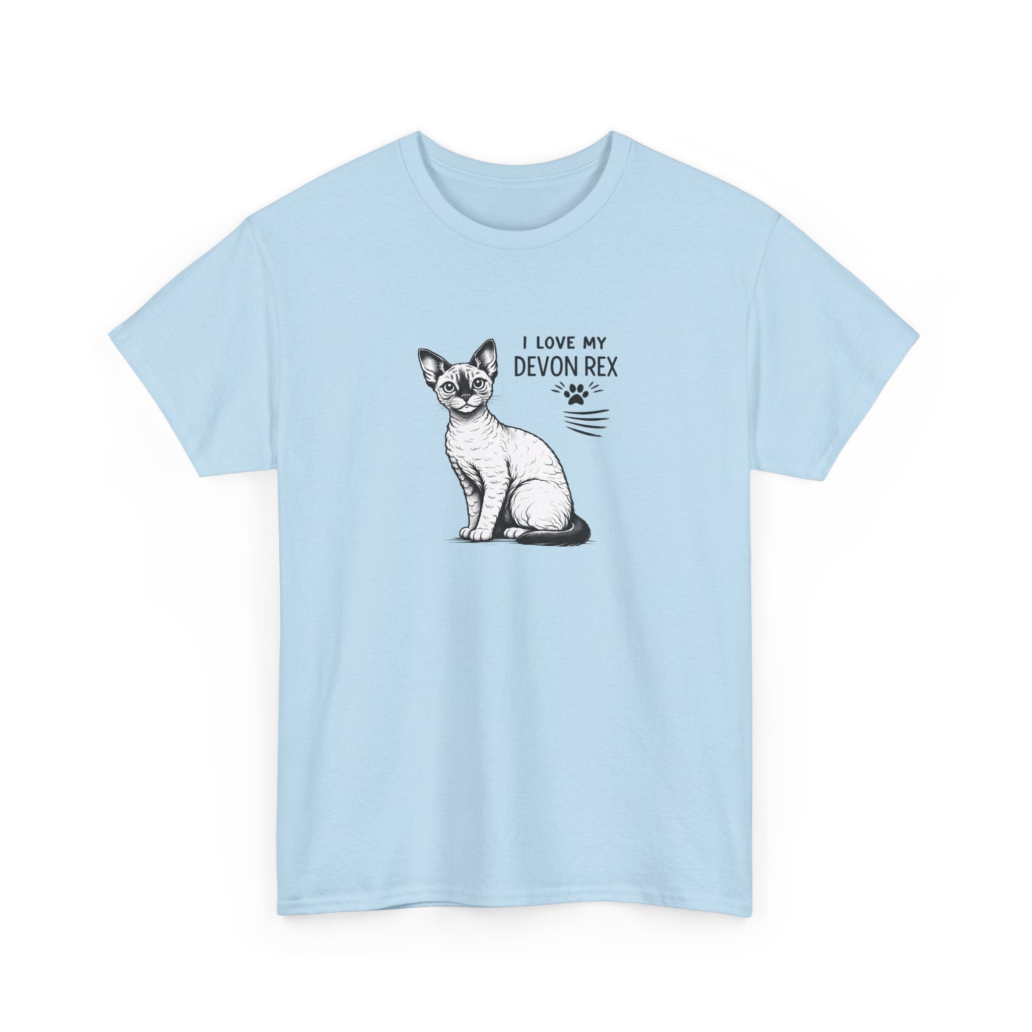 Devon Rex Cat T-Shirt — I Love My Devon Rex Graphic Tee