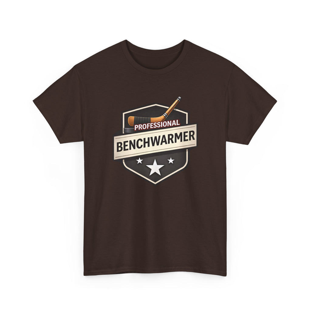 Professional Benchwarmer Hockey T‑Shirt – Funny Sports Gift Tee for Coaches & Fans