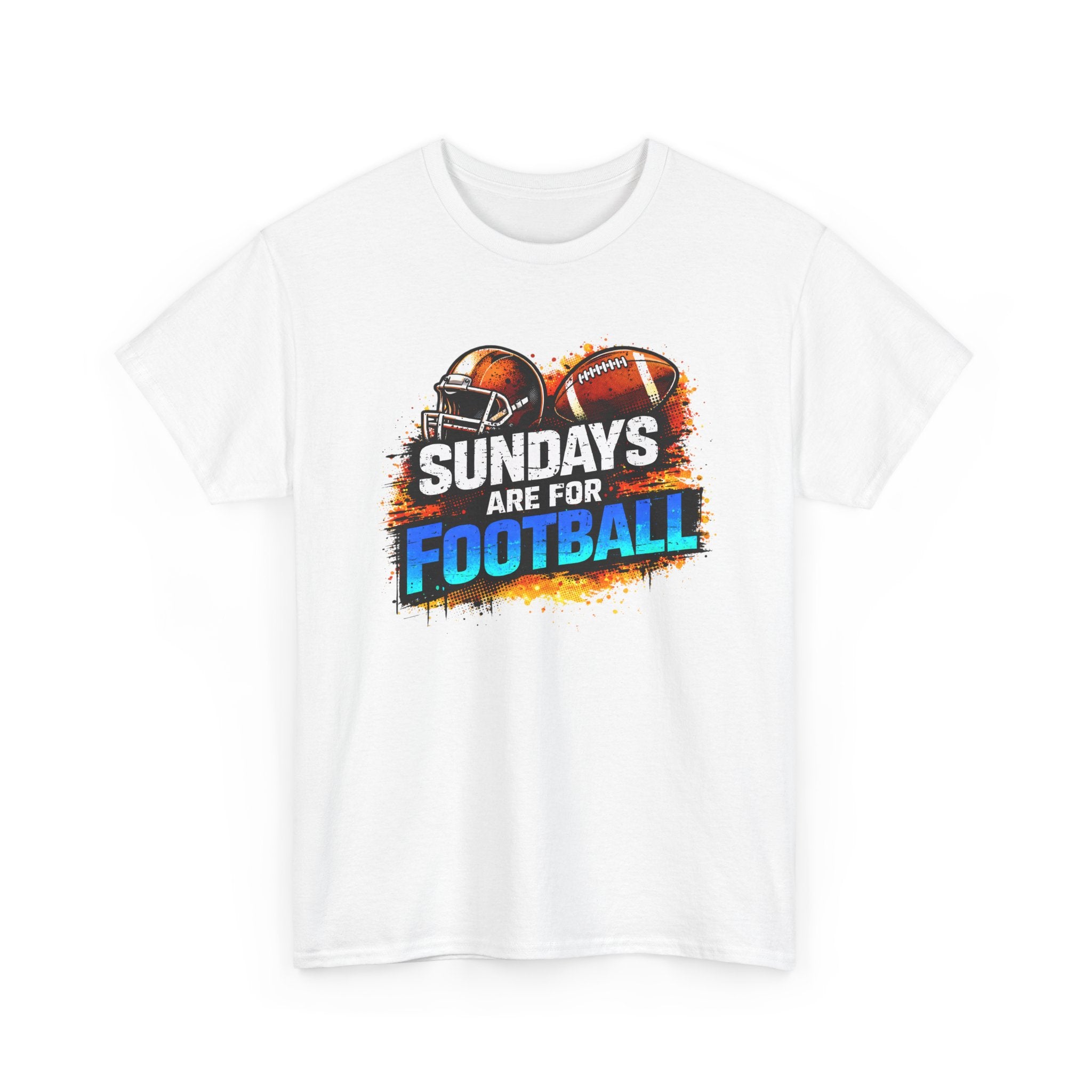 Sundays Are for Football T-Shirt — Football Fan Graphic Tee