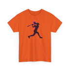 Baseball Batter Silhouette Tee — Women's Baseball Softball T‑Shirt