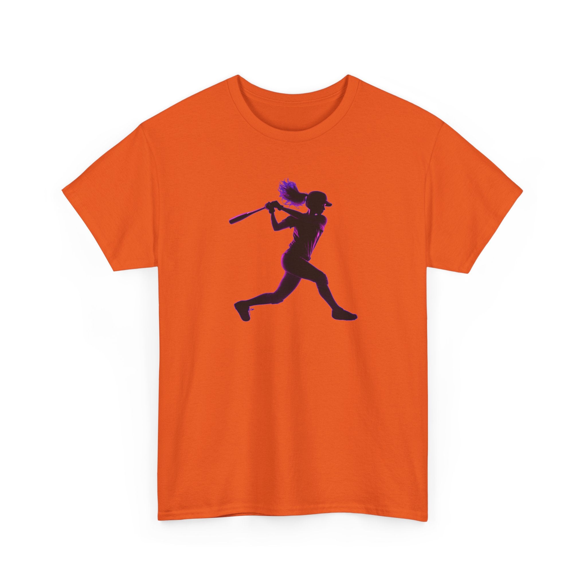 Baseball Batter Silhouette Tee — Women's Baseball Softball T‑Shirt