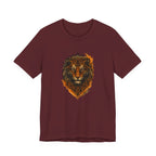 Tiger Flame Graphic T-Shirt — Tribal Tiger Head Design