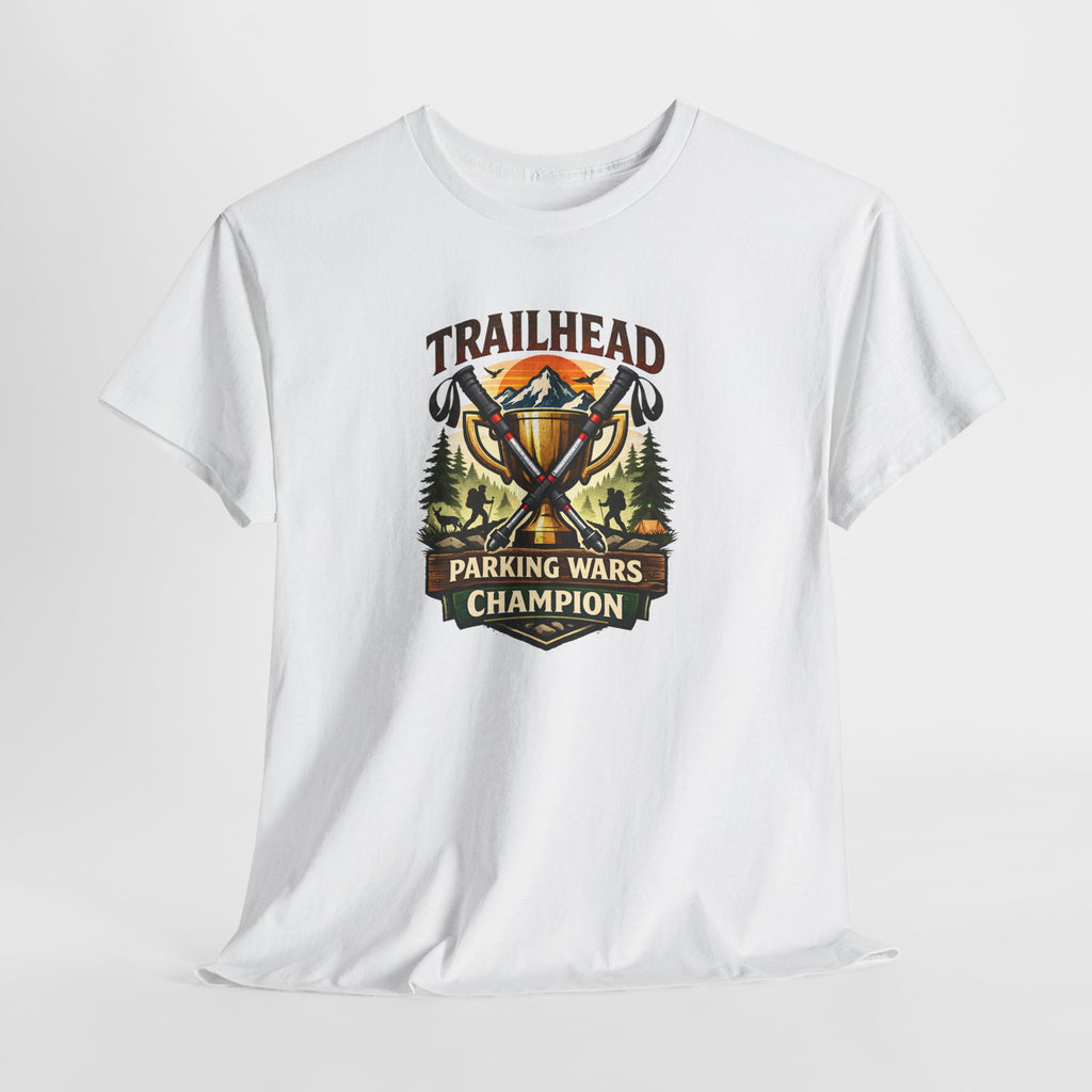 Trailhead 'Parking Wars Champion' T-Shirt — Outdoor Camping Adventure Tee