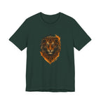 Tiger Flame Graphic T-Shirt — Tribal Tiger Head Design