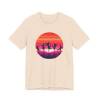 Retro Sunset Dancing Cats T-Shirt