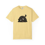 T-Shirt — Playful Black Kitten Graphic Tee