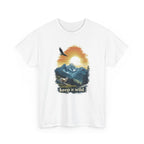 Keep It Wild T-Shirt — Sunset Eagle & Mountain Goat Tee For Nature Lovers