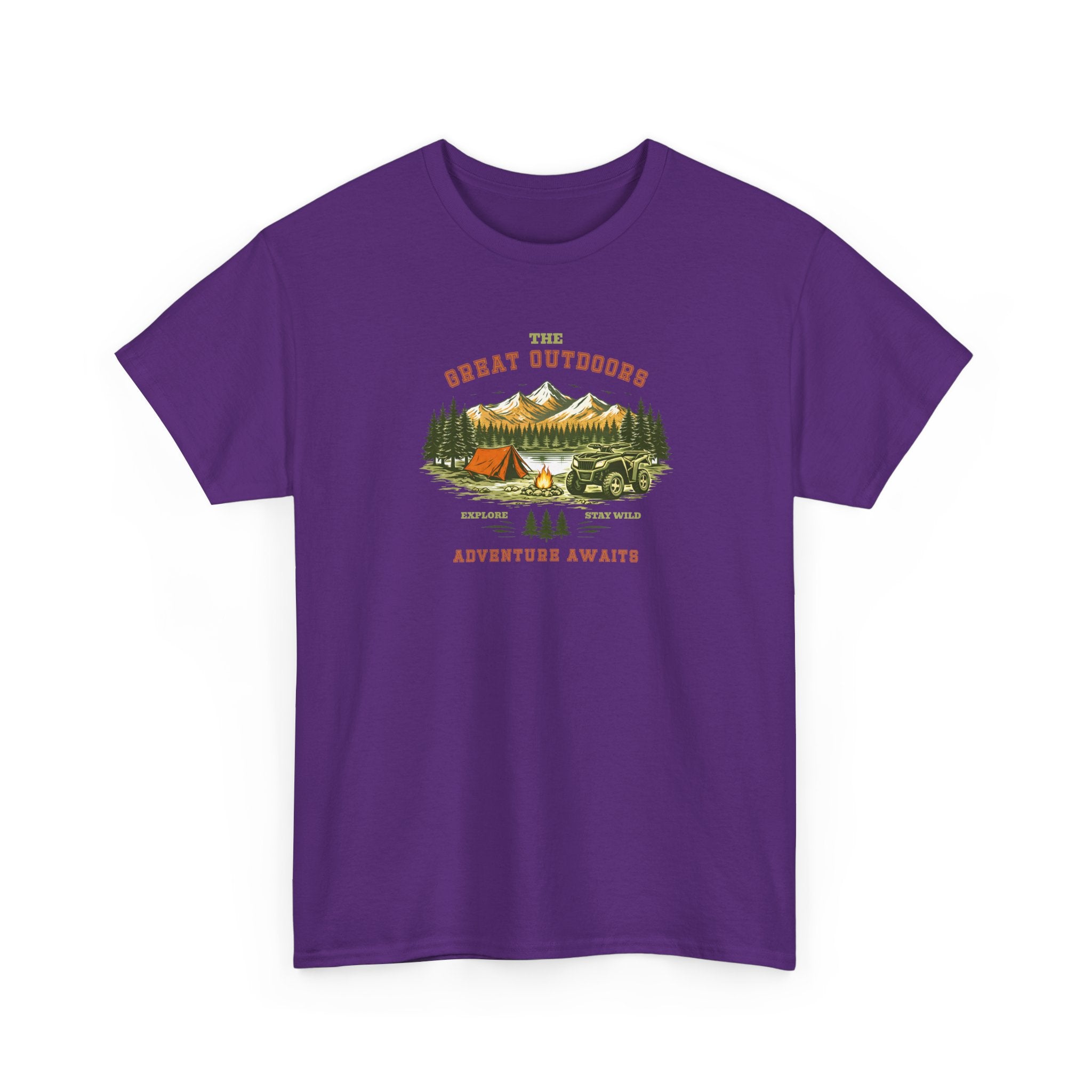 Outdoor Adventure T-Shirt — "The Great Outdoors"  ATV Nature Camping Tee