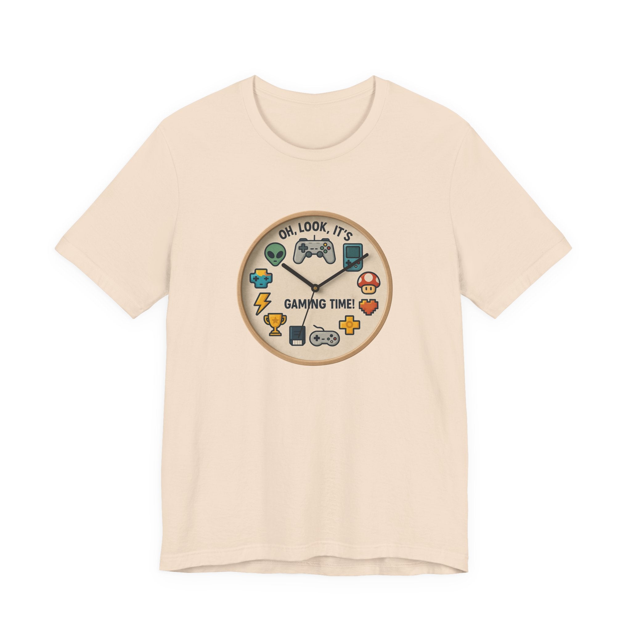 Gaming Time Graphic Tee — "Oh, Look, It's Gaming Time" Video Game Controller Shirt