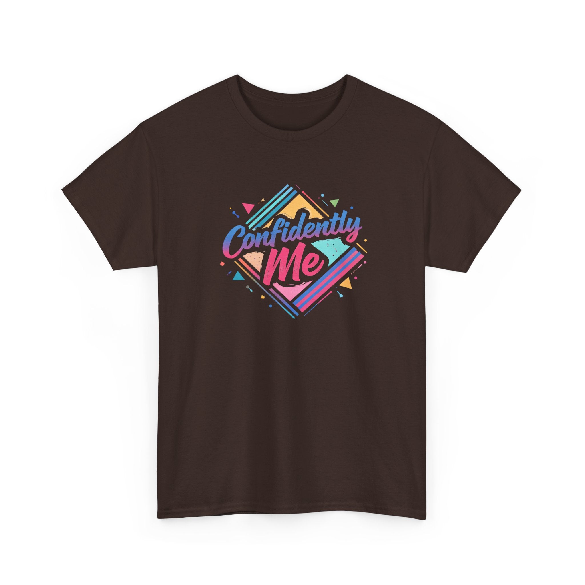 Confidently Me Tee — Retro Pastel Self-Love Graphic T-Shirt