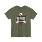 Professional Benchwarmer Soccer T-Shirt Funny Sports Tee