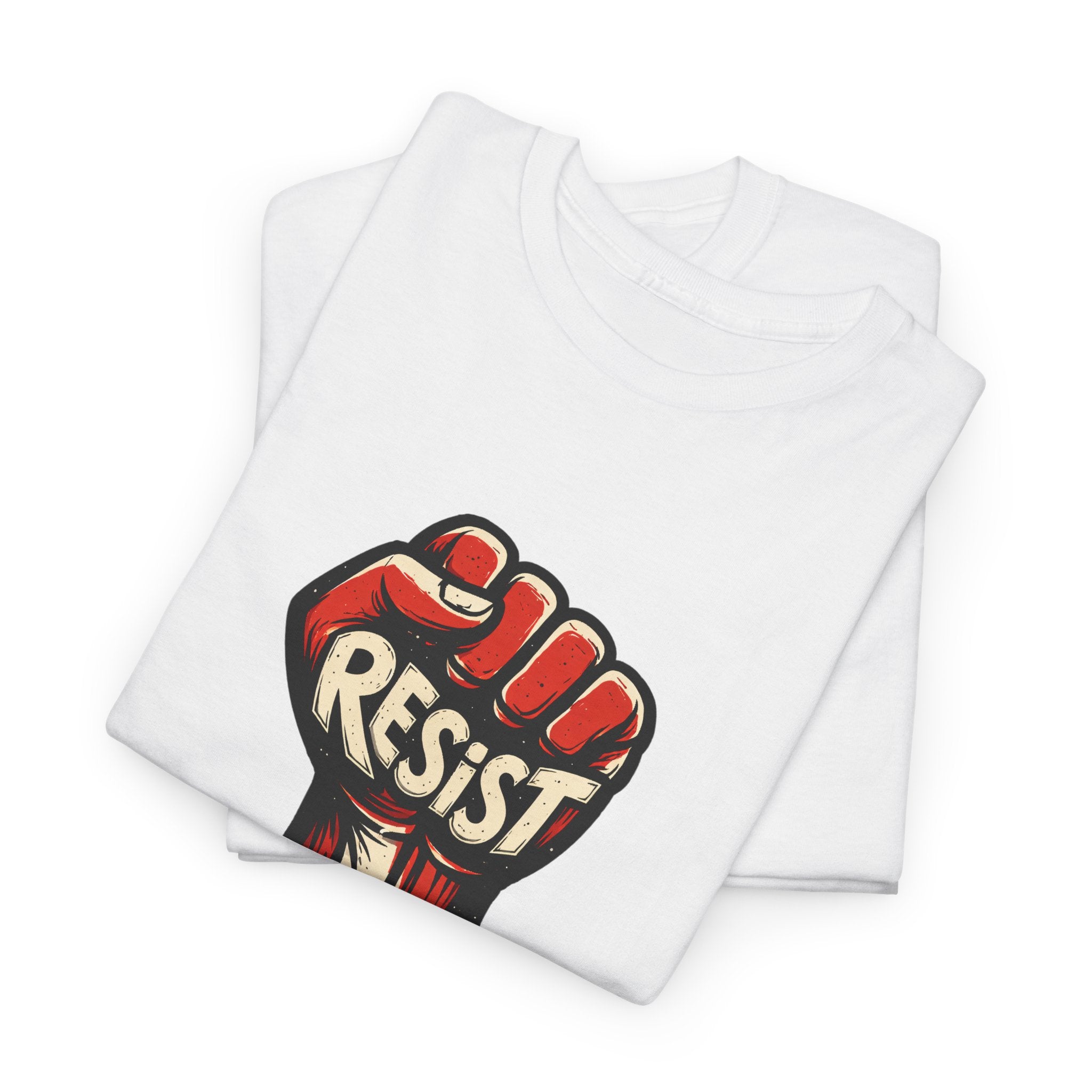 Resist Fist T‑Shirt — Bold Protest Graphic Tee
