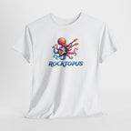 Rocktopus T-Shirt — Colorful Octopus Playing Guitar Tee