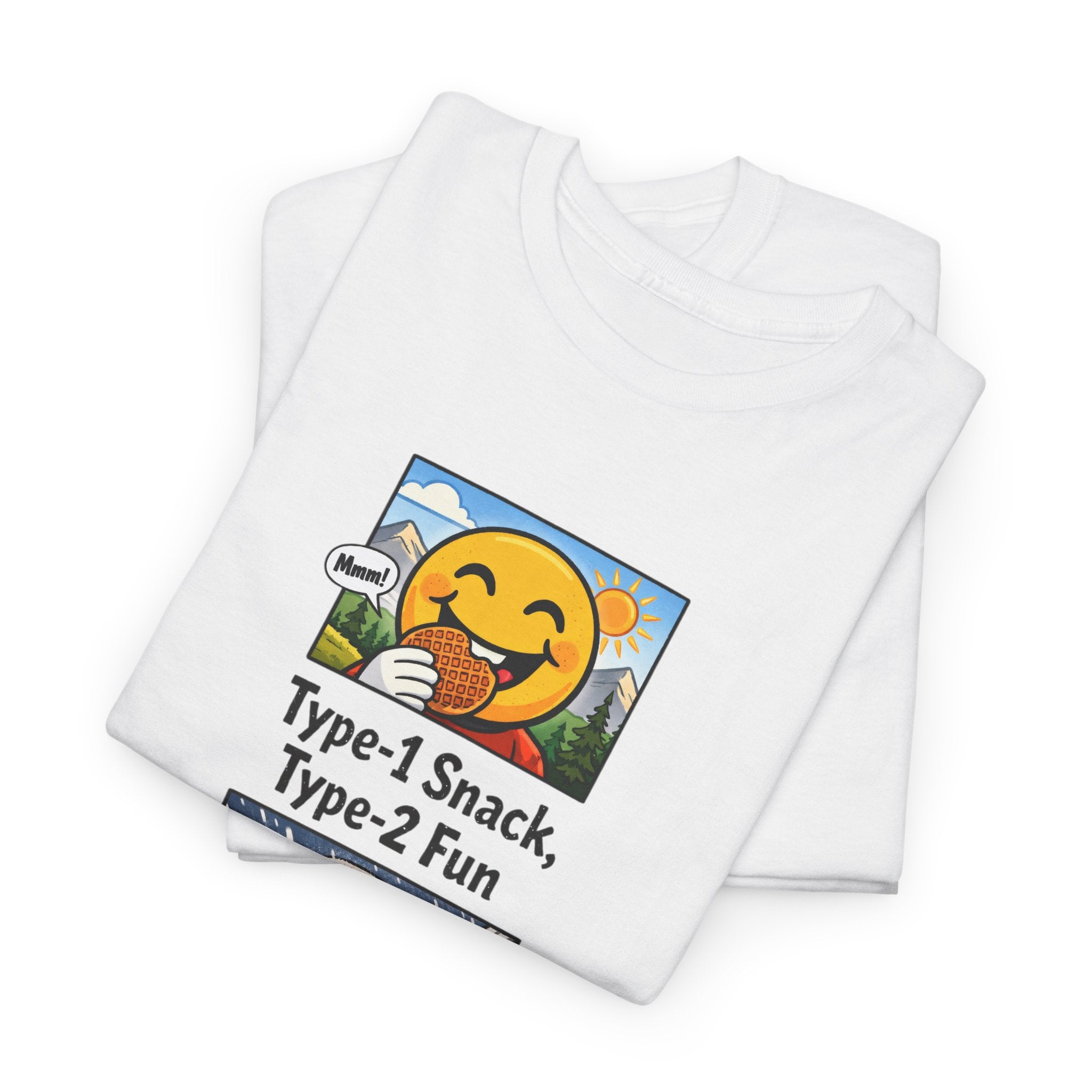 Type-1 Snack Type-2 Fun T-Shirt — Outdoor Adventure Hiking Camping Graphic Tee
