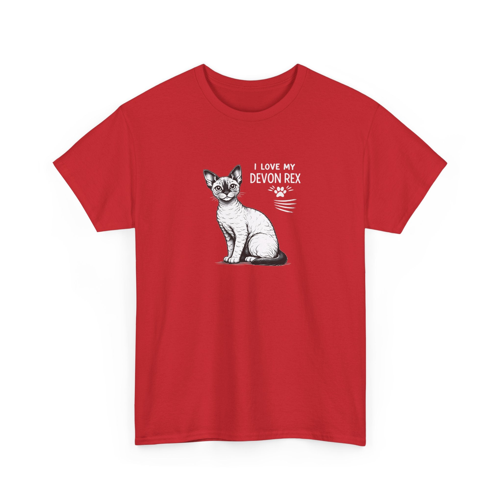 Devon Rex Cat T-Shirt — I Love My Devon Rex Graphic Tee