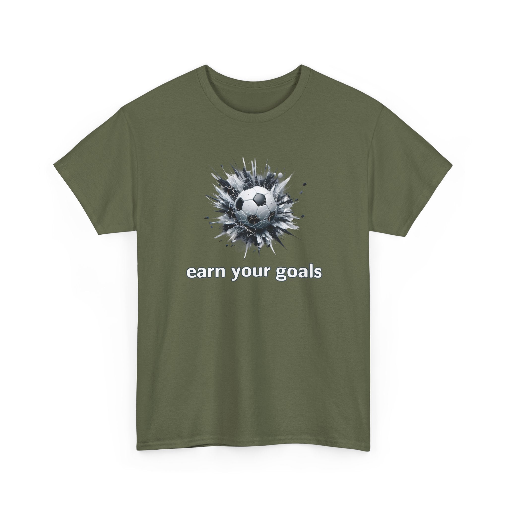 Football Soccer 'Earn Your Goals' T-Shirt