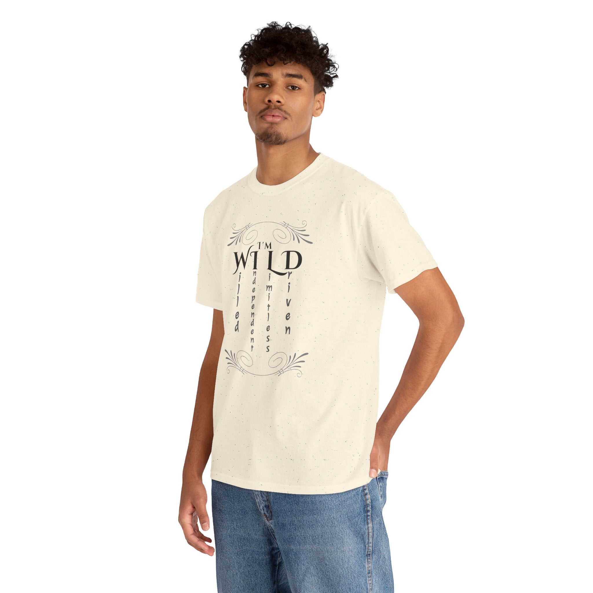 Wild Spirit Tee — "I’m Wild" Minimalist Graphic T-Shirt