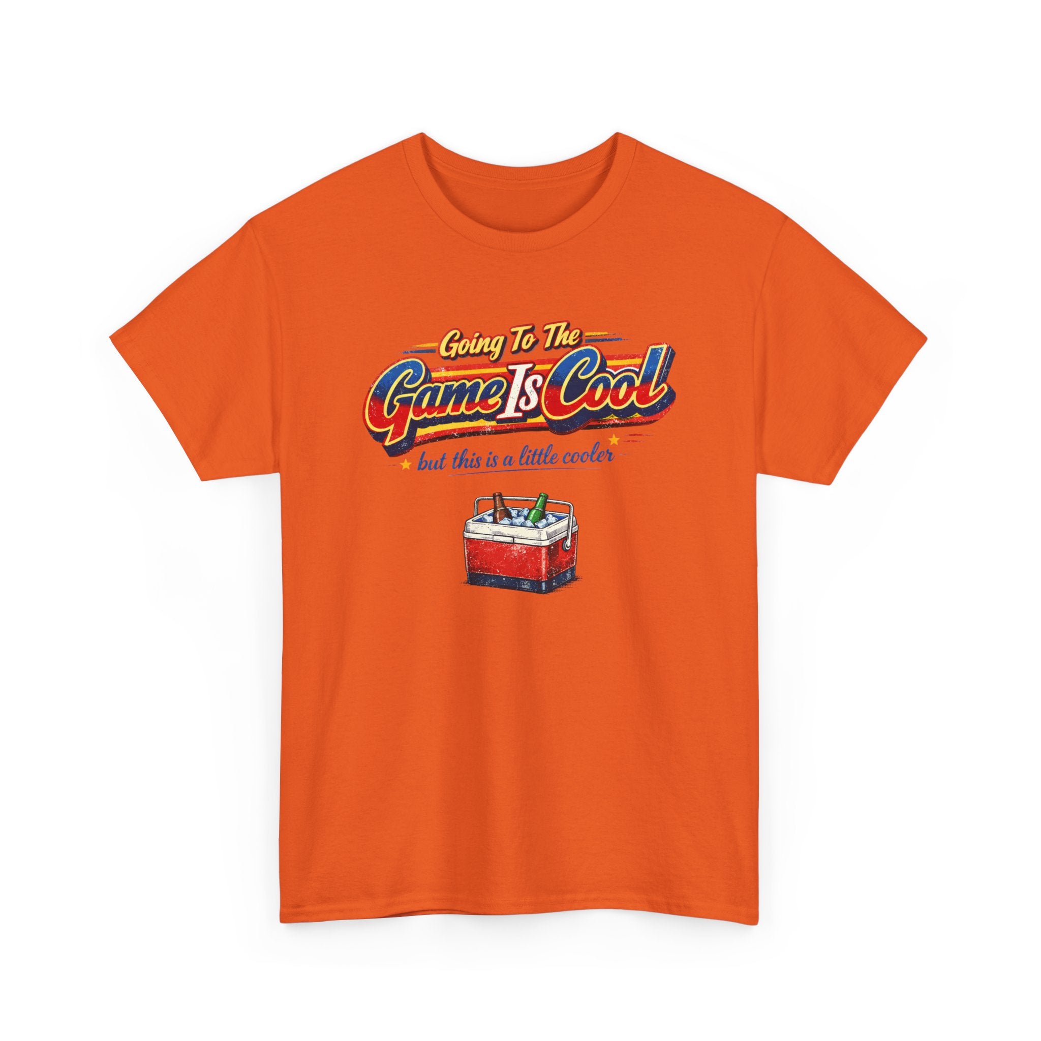 Going To The Game Is Cool But This Is A Little Cooler Funny Retro Graphic Tee