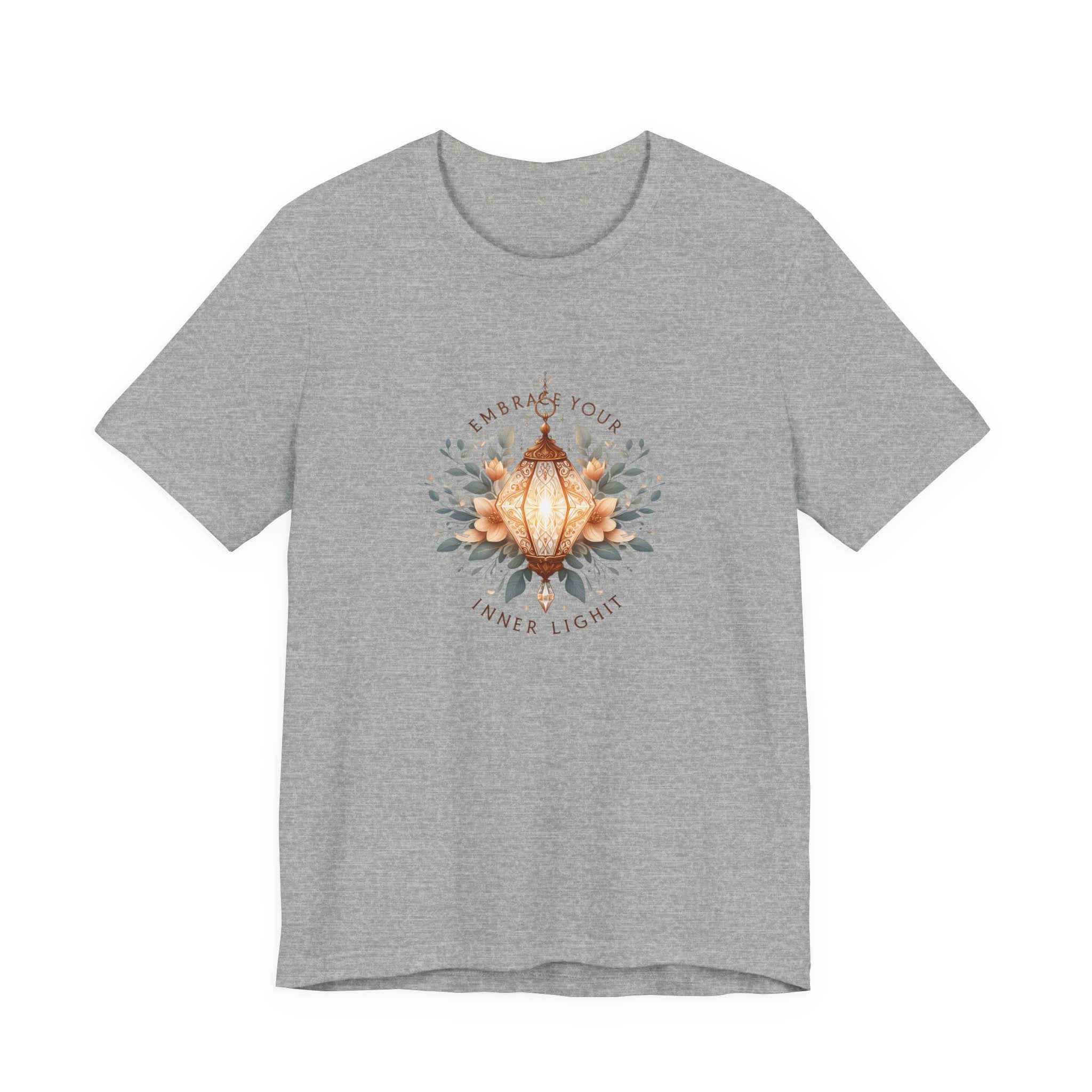 Lotus Lantern Tee — Embrace Your Inner Light Short Sleeve Shirt