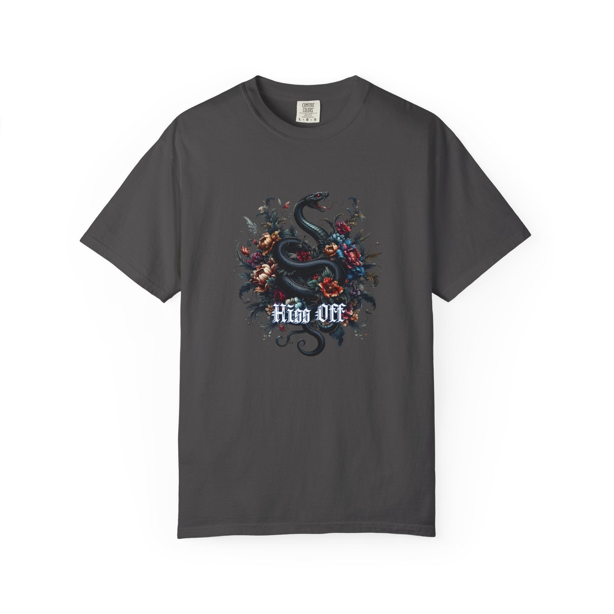 Snake Floral 'Hiss Off' T-Shirt
