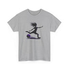Girls Soccer Silhouette T-Shirt – Soccer Player Graphic Tee