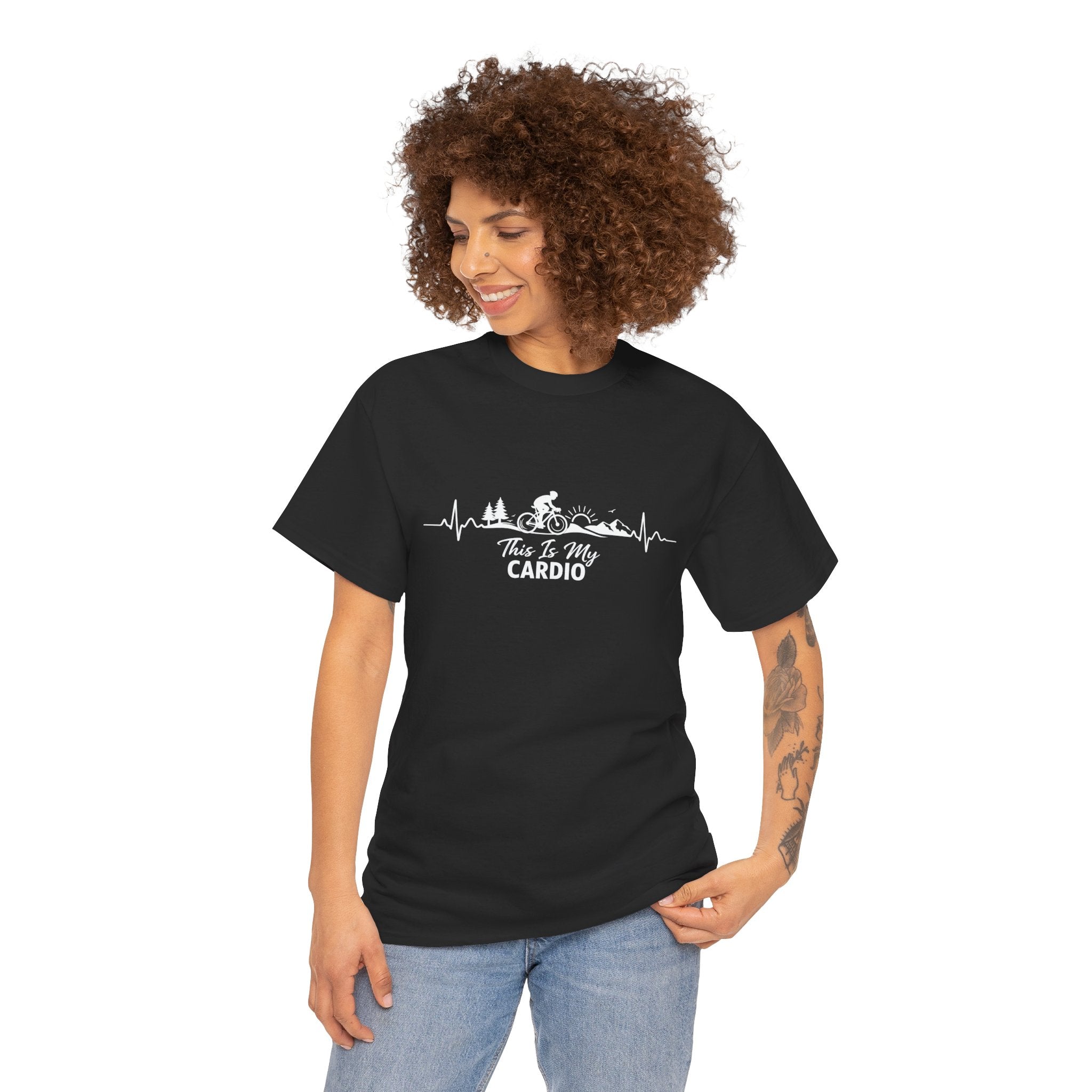 Bike Rider T‑Shirt — "This Is My Cardio" Cycling Tee