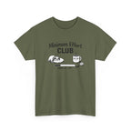 Minimum Effort Club T-Shirt — Funny Sloth & Coffee Graphic Tee
