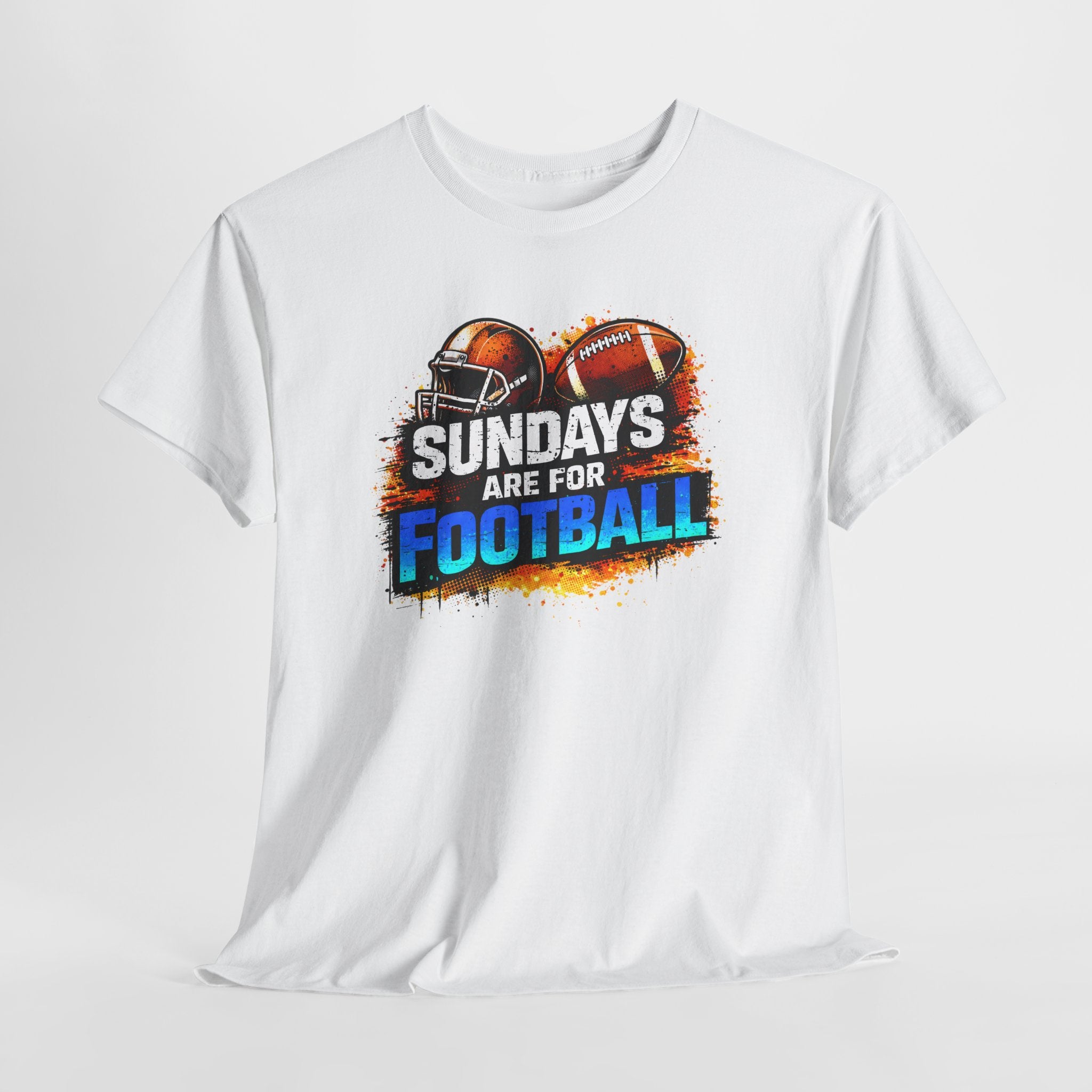 Sundays Are for Football T-Shirt — Football Fan Graphic Tee