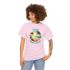 Beach? Shore Thing! Tropical Sunset Summer Beach T-Shirt
