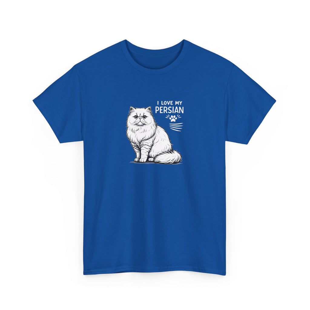 Persian Cat T-Shirt — "I Love My Persian" Tee