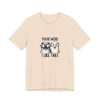You're Weird I Like That T‑Shirt — Cute Pug Illustration Tee