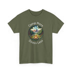 Camp More Stress Less T-Shirt — Outdoor Camping Nature Graphic Tee
