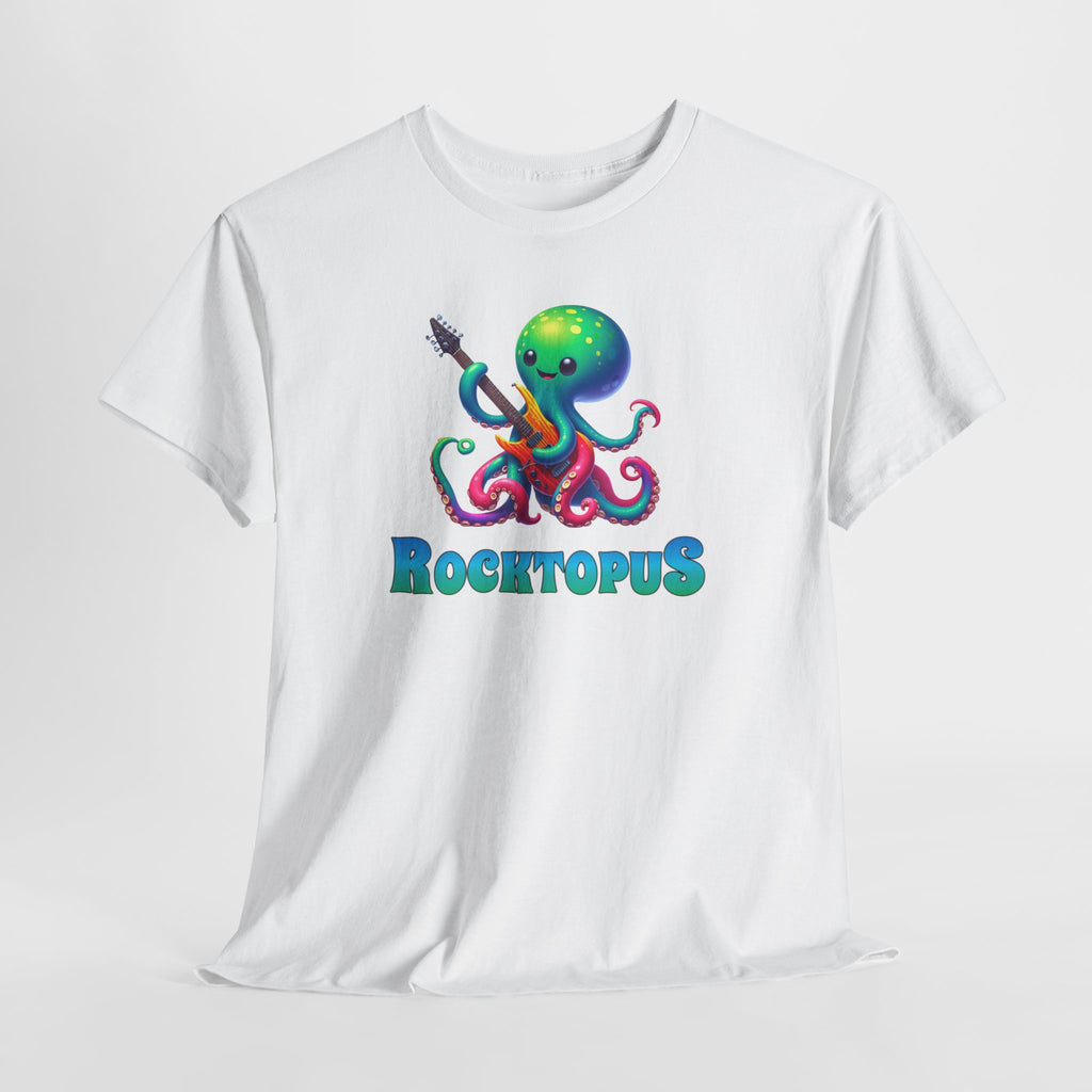 Rocktopus T-Shirt — Cute Octopus Playing Guitar Graphic Tee