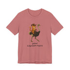 Cat Cowboy Riding Ostrich T-Shirt – Whimsical Western Animal Tee