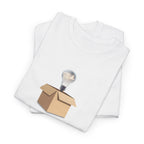 T-Shirt — Lightbulb Idea Think Outside The Box Graphic Tee