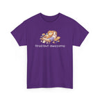'Tired But Awesome' Cute Cat Relaxing Graphic Tee