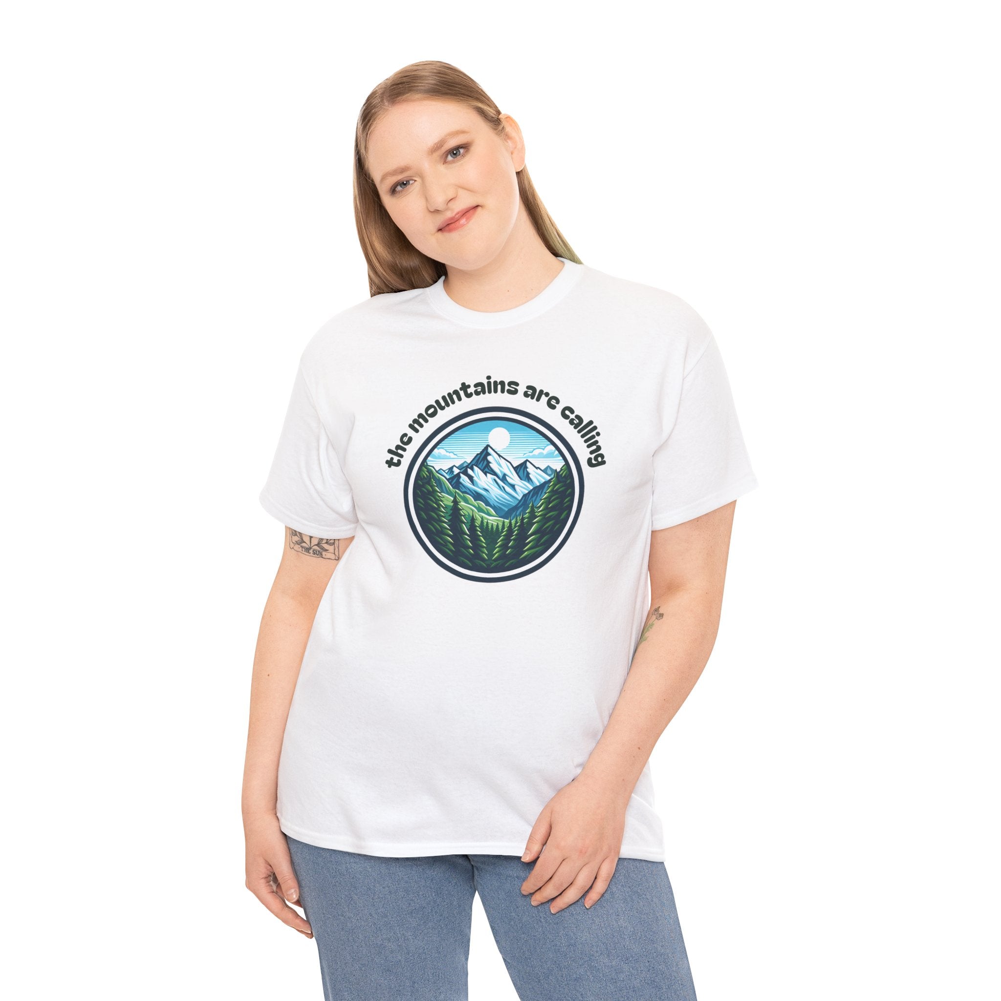 Mountains Are Calling T-Shirt — Scenic Hiking Graphic Tee