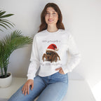Cute Jumping Spider Christmas Sweatshirt – "Have yourself a hairy little Christmas"