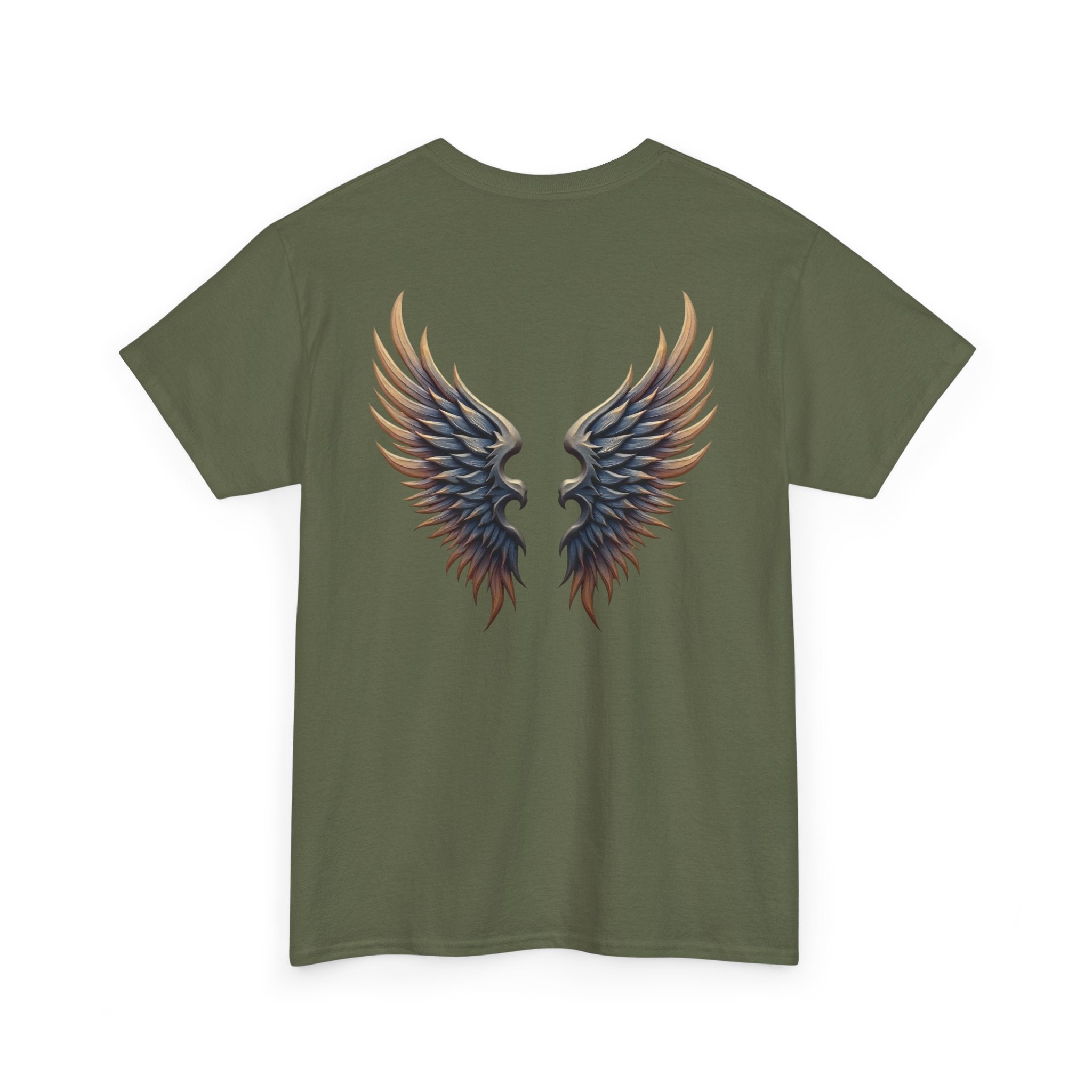 Wings Not Chains Wing T‑Shirt — Angel Wings Graphic Tee